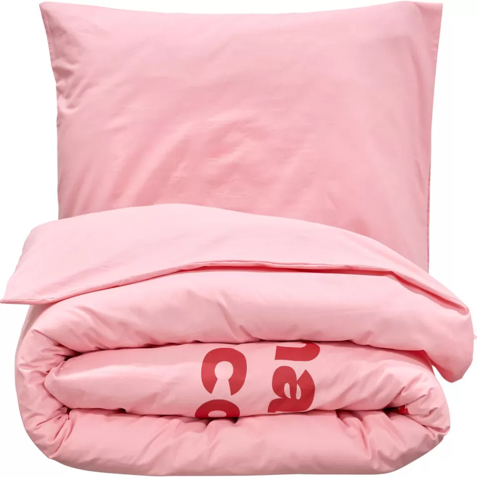 Kwantum Dekbedovertrek Naughty Corner Roze 240x240 Cm | Dekbedovertrekken | Beddengoed