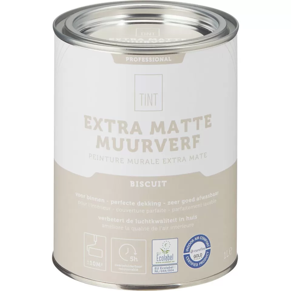 Kwantum Muurverf Professional Biscuit 1 L | Muurverf