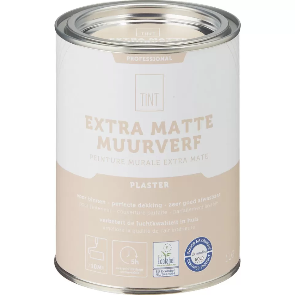 Kwantum Muurverf Professional Plaster 1 L | Muurverf