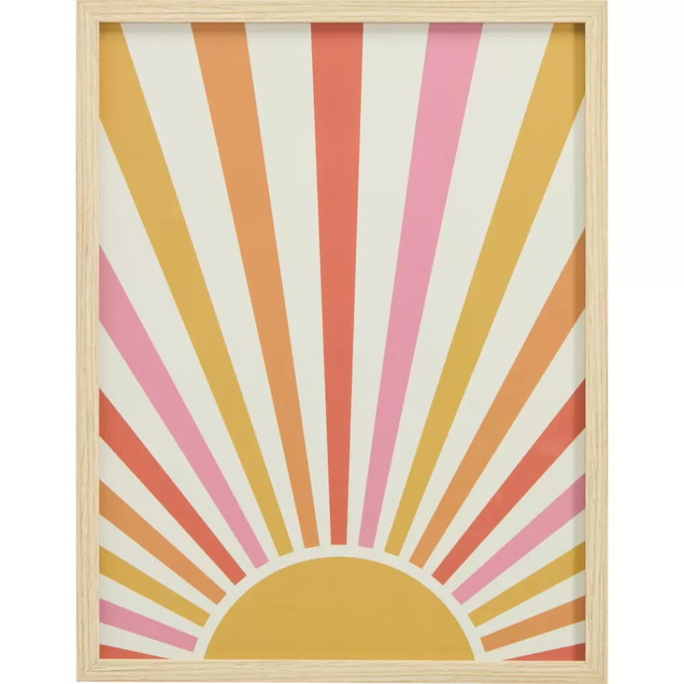 Kwantum Poster Zon Oranje | Wanddecoratie